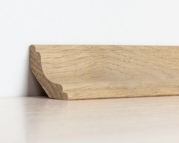 Галтель деревянный из дуба или ясени, ширина 55 мм