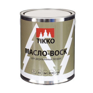 Масло-Воск для наружных работ TIKKO (Тик): 2.4л